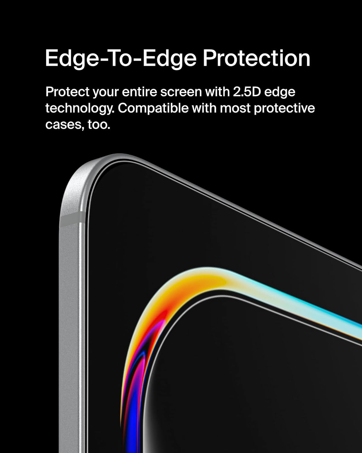 Screenforce Temperedglass Screen Protector for Apple Ipad Pro 11" 7Th Generation, Thin, Extra Durable, Scratch-Resistant W/Easy Installation, Compatible W/Case & Apple Pencil