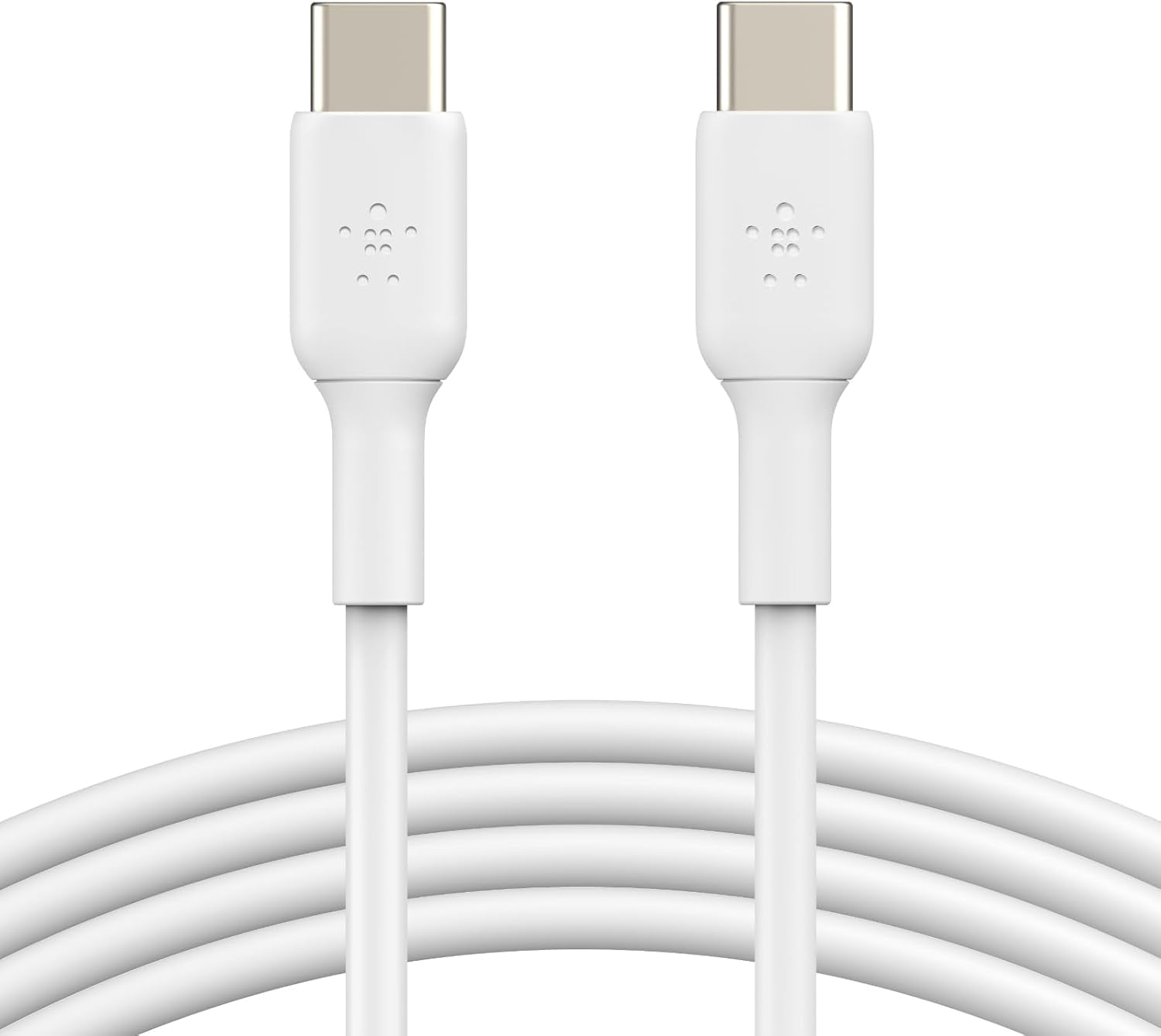 USB-C to USB-C Fast Charging Cable (2M/6.6Ft) for Iphone 16, Iphone 16 Pro, Iphone 16 Pro Max, Galaxy S25, S24, Note, Pixel, Ipad Pro, Nintendo Switch 2, Carplay & More - White