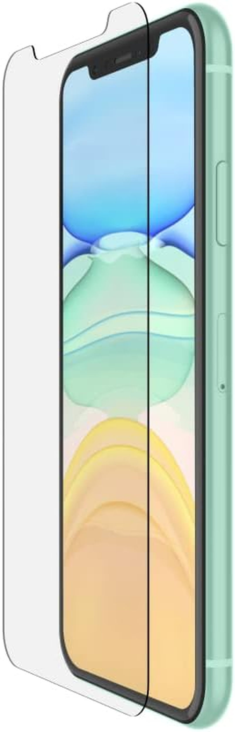 Screenforce Temperedglass Screen Protector for Apple Iphone 11 W/Antimicrobial-Treated, Ion Exchange Strengthened & Included Easy Align Tray for Simple, Bubble Free Installation