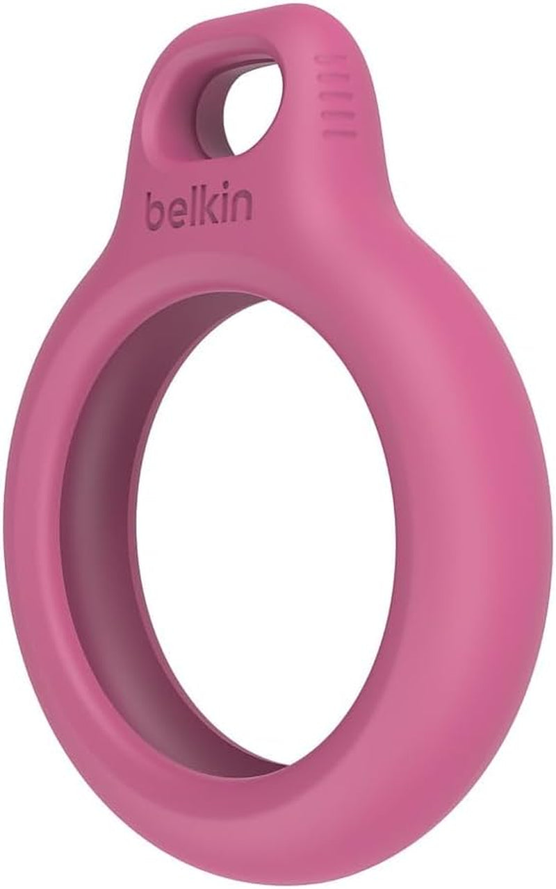 Secure Holder with Key Ring for AIRTAG - Pink