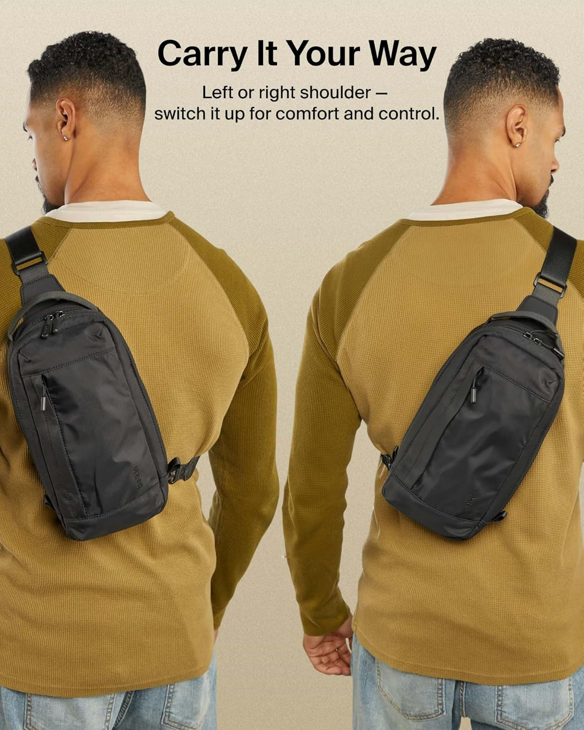 Nintendo Switch 2 Carrying Case, Sling Crossbody Travel Bag, Fits up to 2 Pro Controllers with 10 Game Cartridge Slots, Soft Interior & Lightweight Protective Gaming Pouch, Switch 2 Accessories