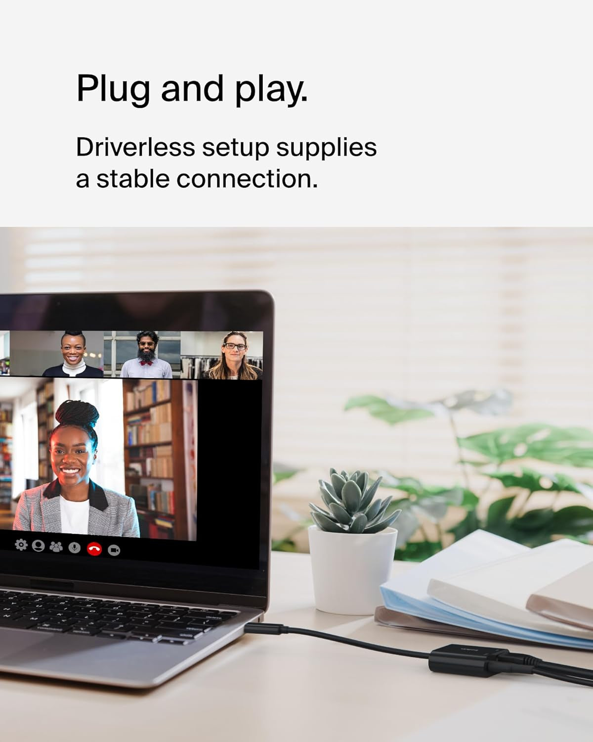 Connect USB-C to Ethernet + Charge Adapter 100W W/Gigabit Ethernet Port and USB-C Port - 1000Mbps for Fast Internet Connection - Compatible with Iphone 17, Samsung Galaxy S26, & More
