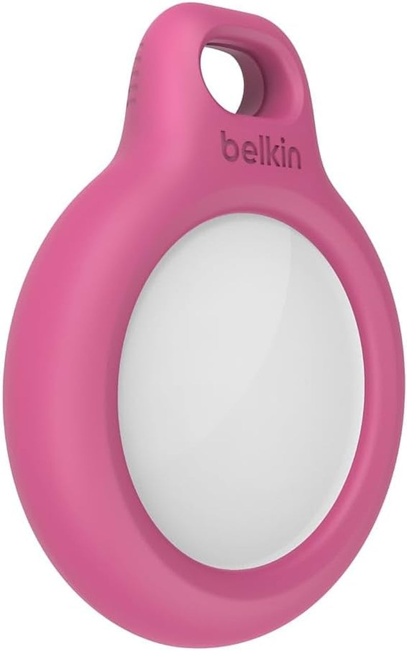 Secure Holder with Key Ring for AIRTAG - Pink