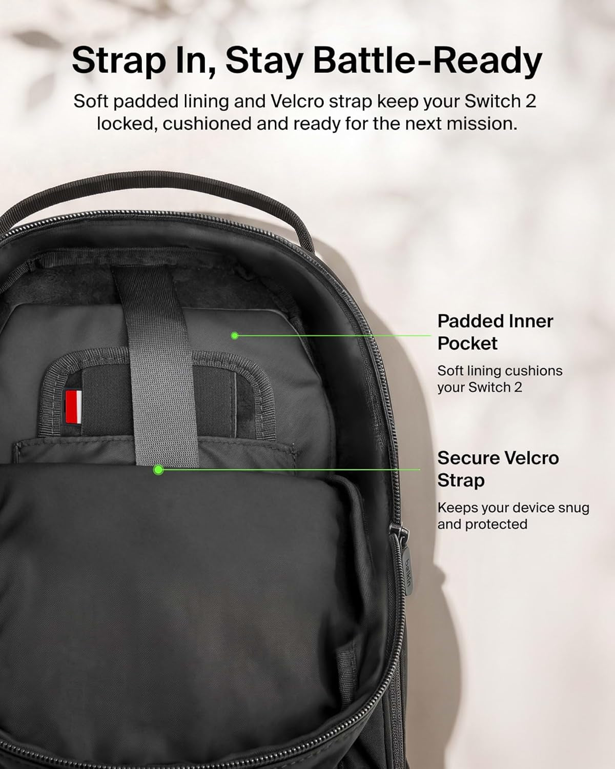 Nintendo Switch 2 Carrying Case, Sling Crossbody Travel Bag, Fits up to 2 Pro Controllers with 10 Game Cartridge Slots, Soft Interior & Lightweight Protective Gaming Pouch, Switch 2 Accessories