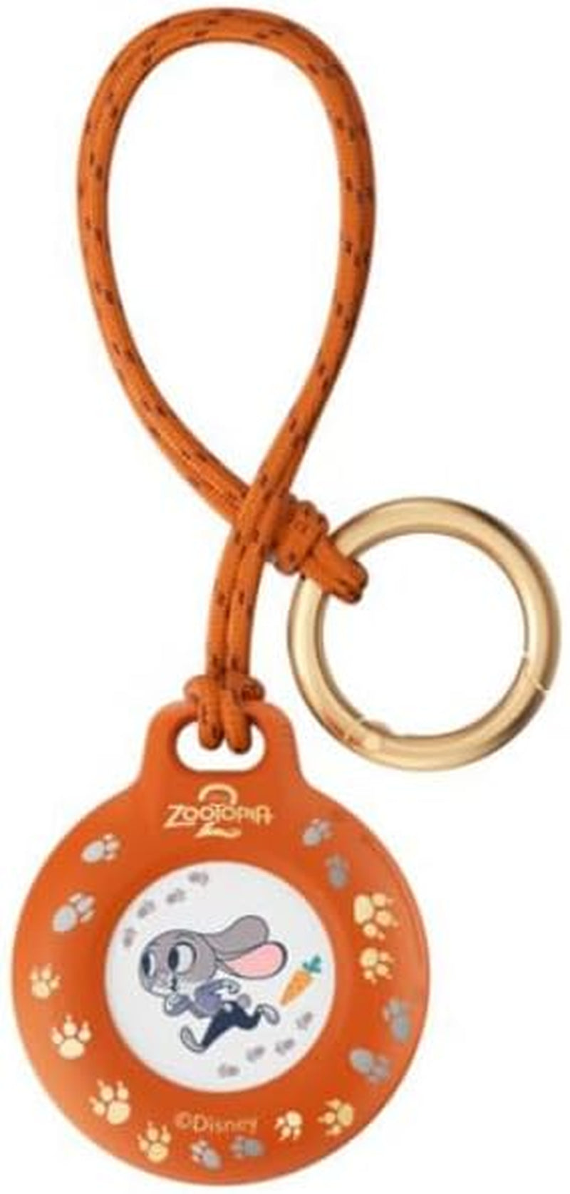 [Zootopia 2]  Msc021Qcog-Dy Airtag Case, Protective Cover, Waterproof, Bicycle, Wallet, Children, Safe, Anti-Lost, Anti-Theft, Anti-Scratch, Dog, Cat, Keychain