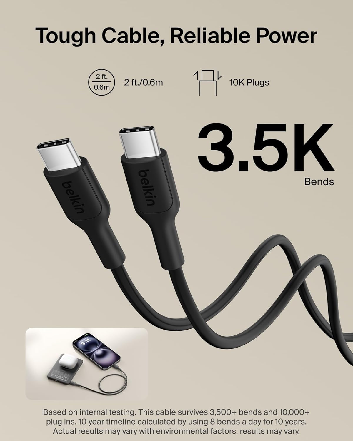 Magsafe Power Bank 5,000Mah, Ultra-Slim Portable Charger Magnetic Back Supports Magsafe Accessories On-The-Go, Wireless Battery Pack W/Usb C Cable for Iphone 17, Pixel 10, Travel - Black
