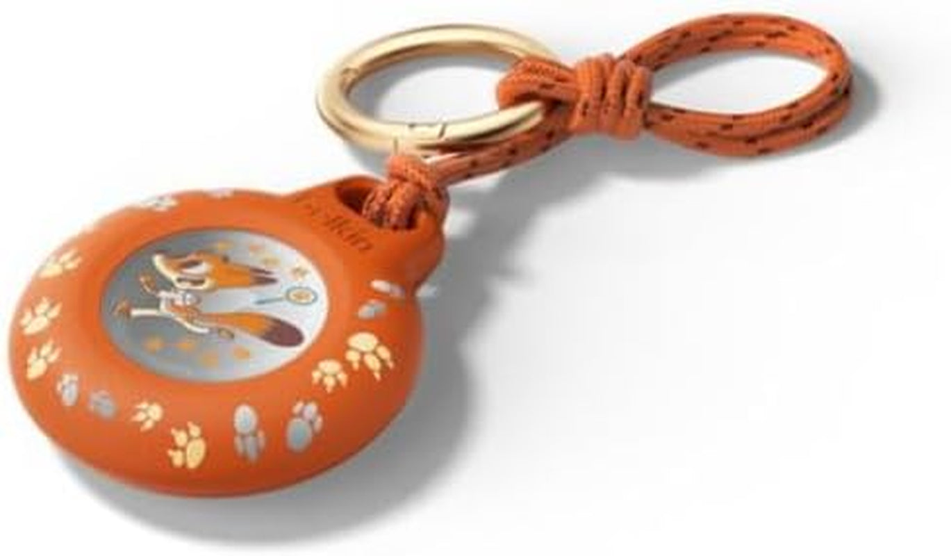 [Zootopia 2]  Msc021Qcog-Dy Airtag Case, Protective Cover, Waterproof, Bicycle, Wallet, Children, Safe, Anti-Lost, Anti-Theft, Anti-Scratch, Dog, Cat, Keychain