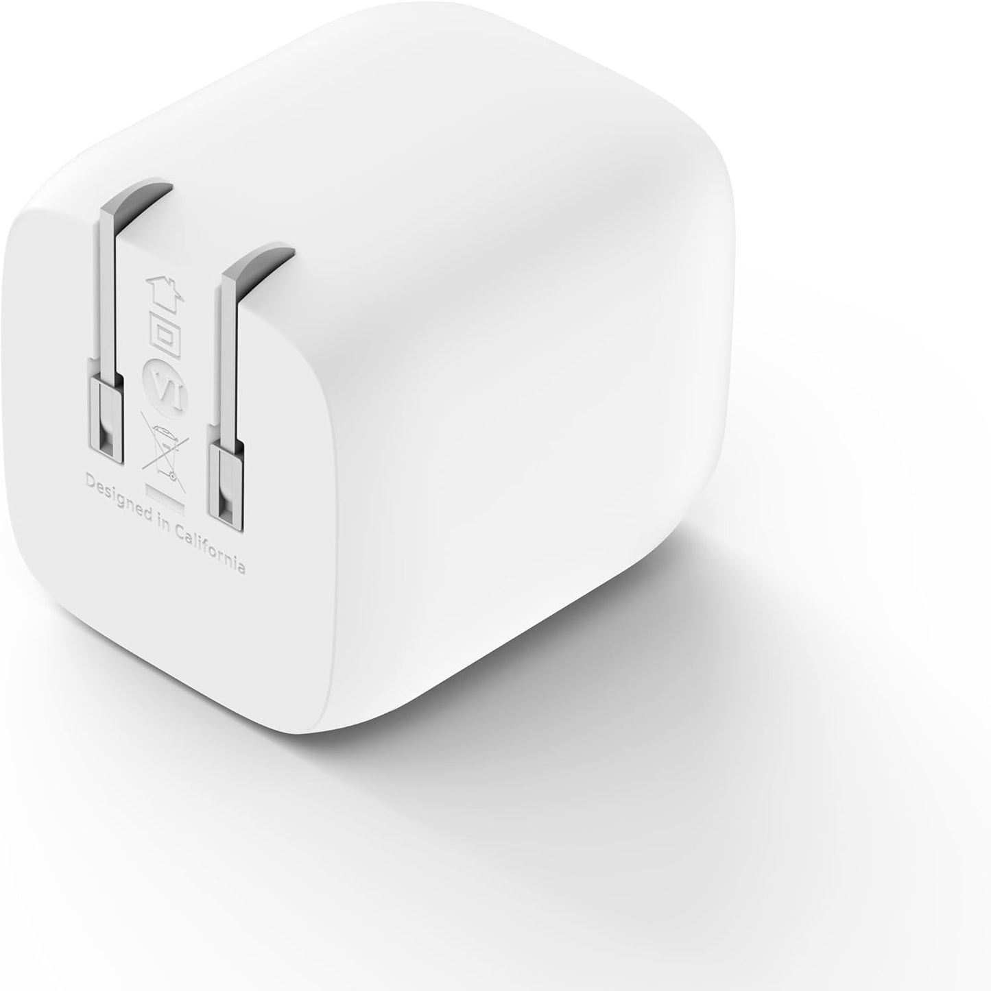 45W Dual USB C Charger Block, Super Fast Charging PD3.0 W/ Gan Technology - Samsung Galaxy S25, Apple Iphone 17, Air, Pro, Pro Max, Ipad, Macbook, Airpods, Nintendo Switch 2 & More - White
