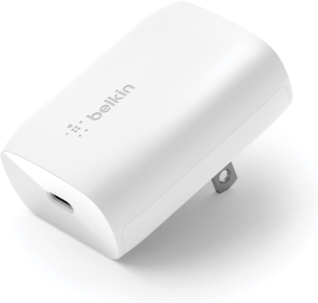 USB C Charger Block 30W, Fast Charging - Iphone 17, Air, Pro, Pro Max, Samsung Galaxy S25, Ipad, Airpods, Apple Watch, Nintendo Switch 2 & More - White