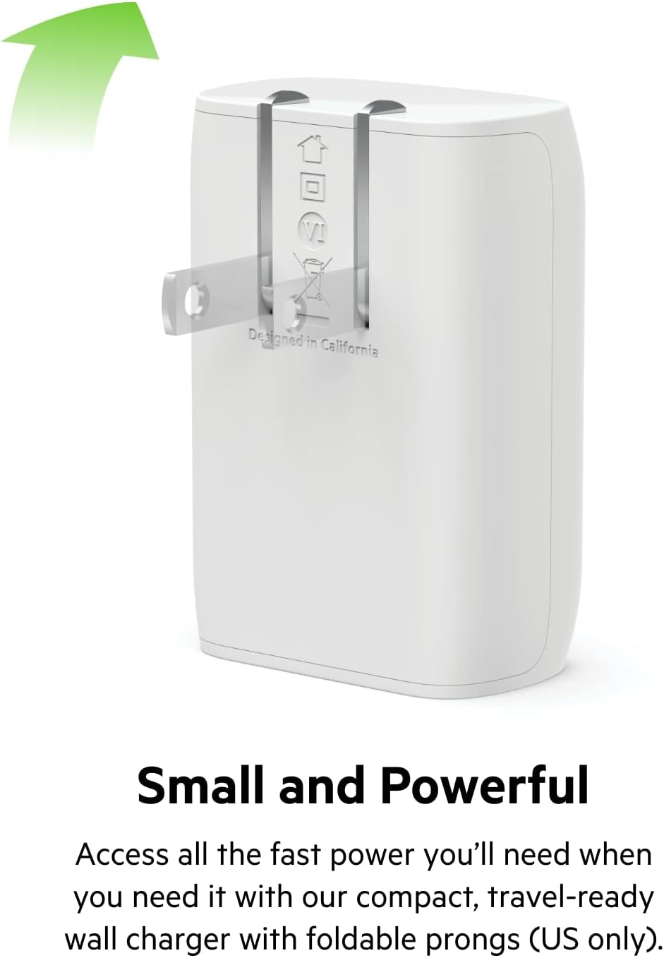 USB C Charger Block 30W, Fast Charging - Iphone 17, Air, Pro, Pro Max, Samsung Galaxy S25, Ipad, Airpods, Apple Watch, Nintendo Switch 2 & More - White