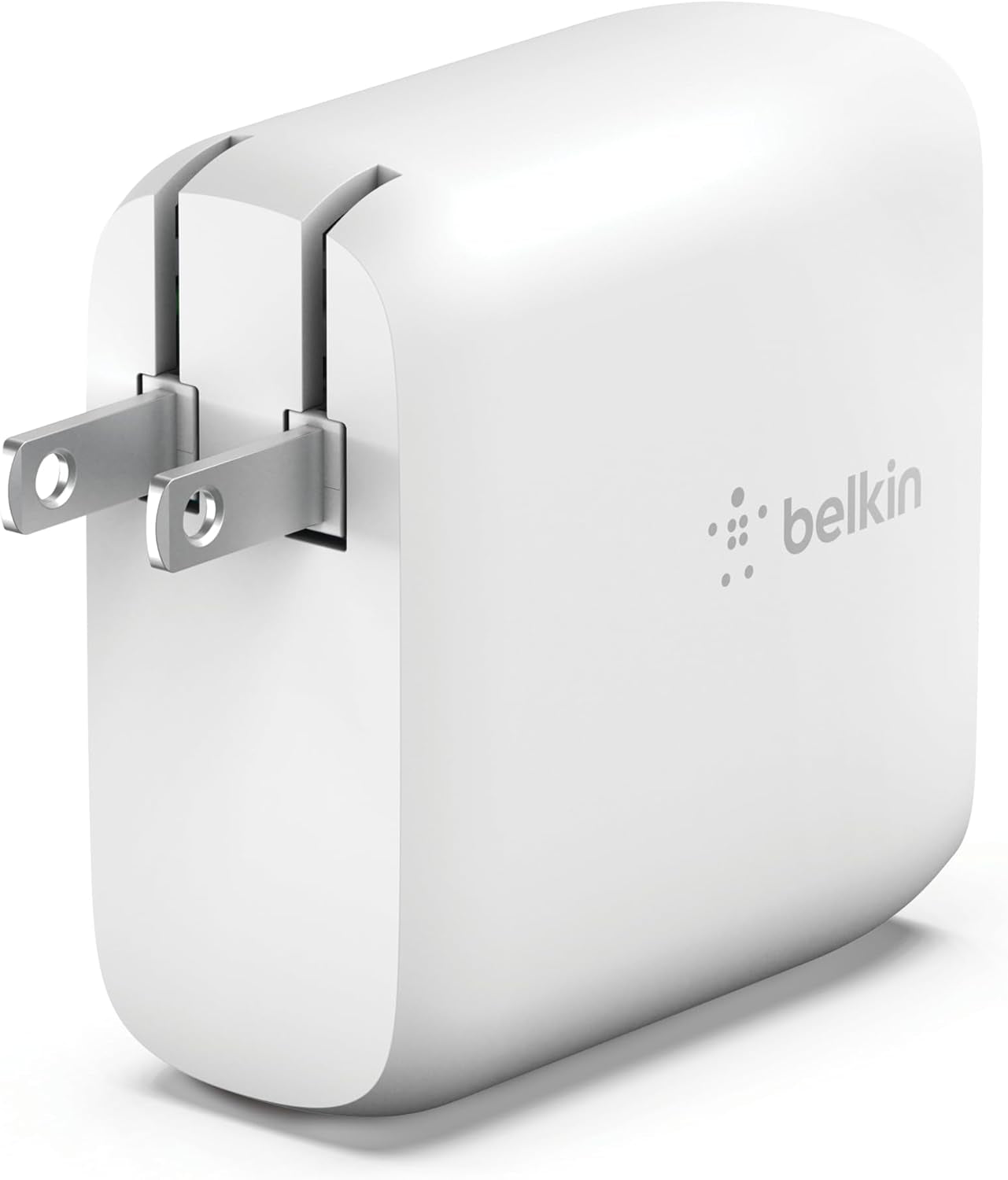 Dual Port USB C Charger Block 68W - USB C Cable Included (2M) - Gan W/ PD Iphone Fast Charging - Samsung Galaxy S25, Apple Iphone 17, Air, Pro, Ipad, Airpods, Macbook, Nintendo Switch 2 – White
