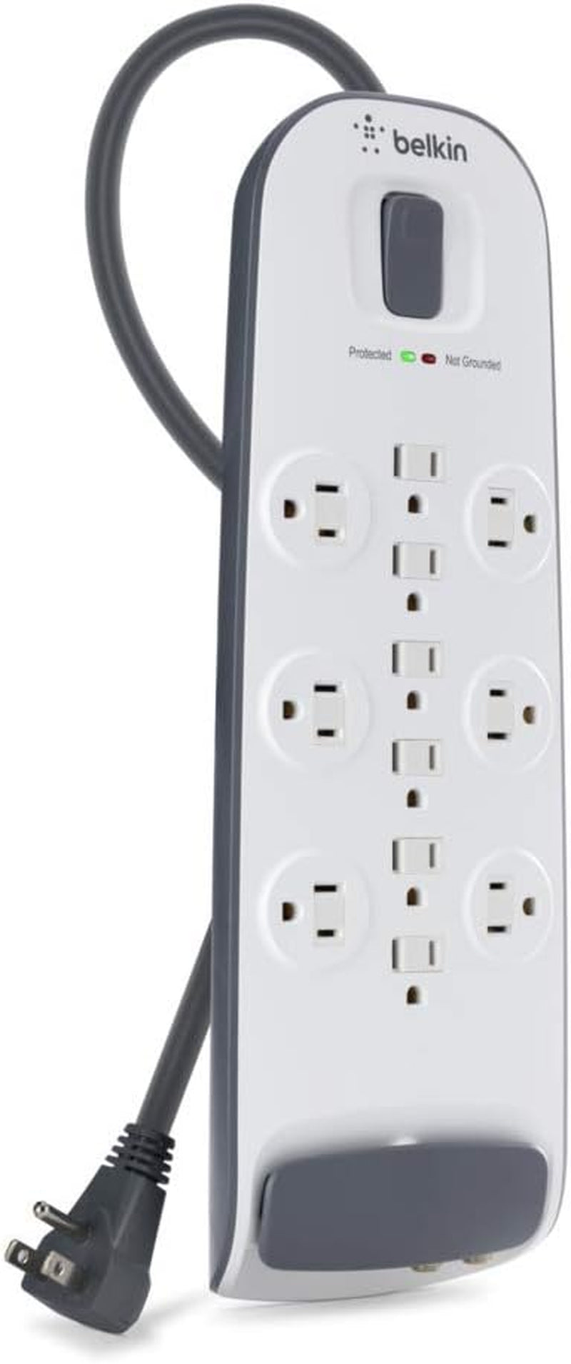 Belkin 12-Outlet Advanced Power Strip Surge Protector, 8Ft Cord, Telephone and Coaxial Protection, 3996 Joules