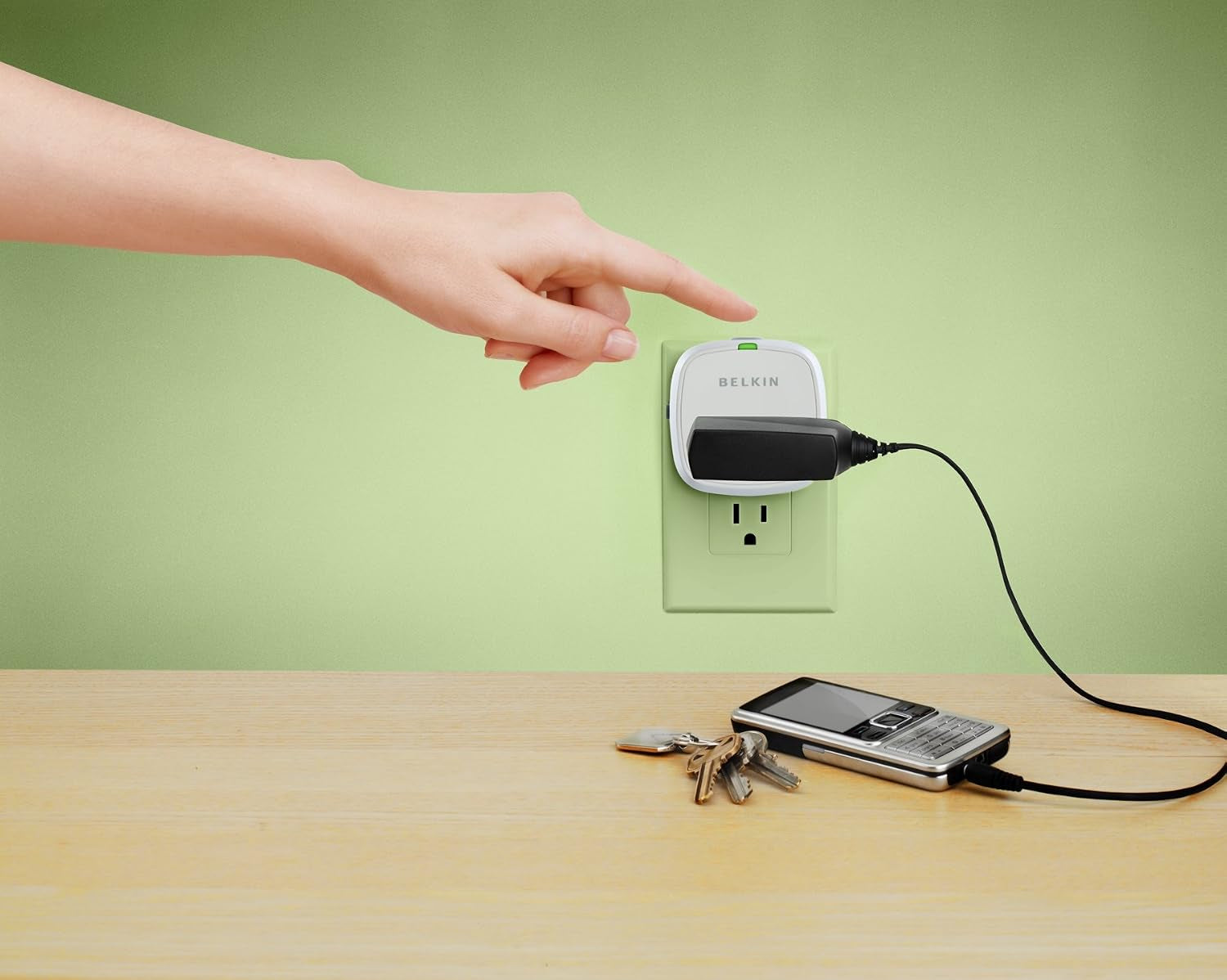 Conserve Socket Energy-Saving Outlet with Timer,F7C009Q