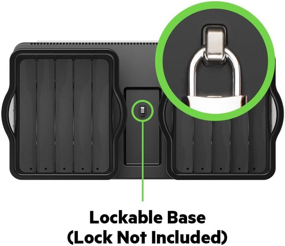 Belkin Store and Charge W/ Fixed Dividers - AC Classroom Charging Station for Laptops & Tablets Organization Ipad up to 10 Devices Including Ipads, More