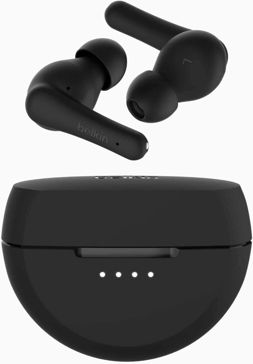 Soundform Rhythm True Wireless Earbuds with Built-In Microphone, USB-C Fast Charging, 28H Battery Life, IPX5 Water Resistance - Bluetooth Earbuds for Iphone, Ipad, Galaxy, Pixel, & More - Black