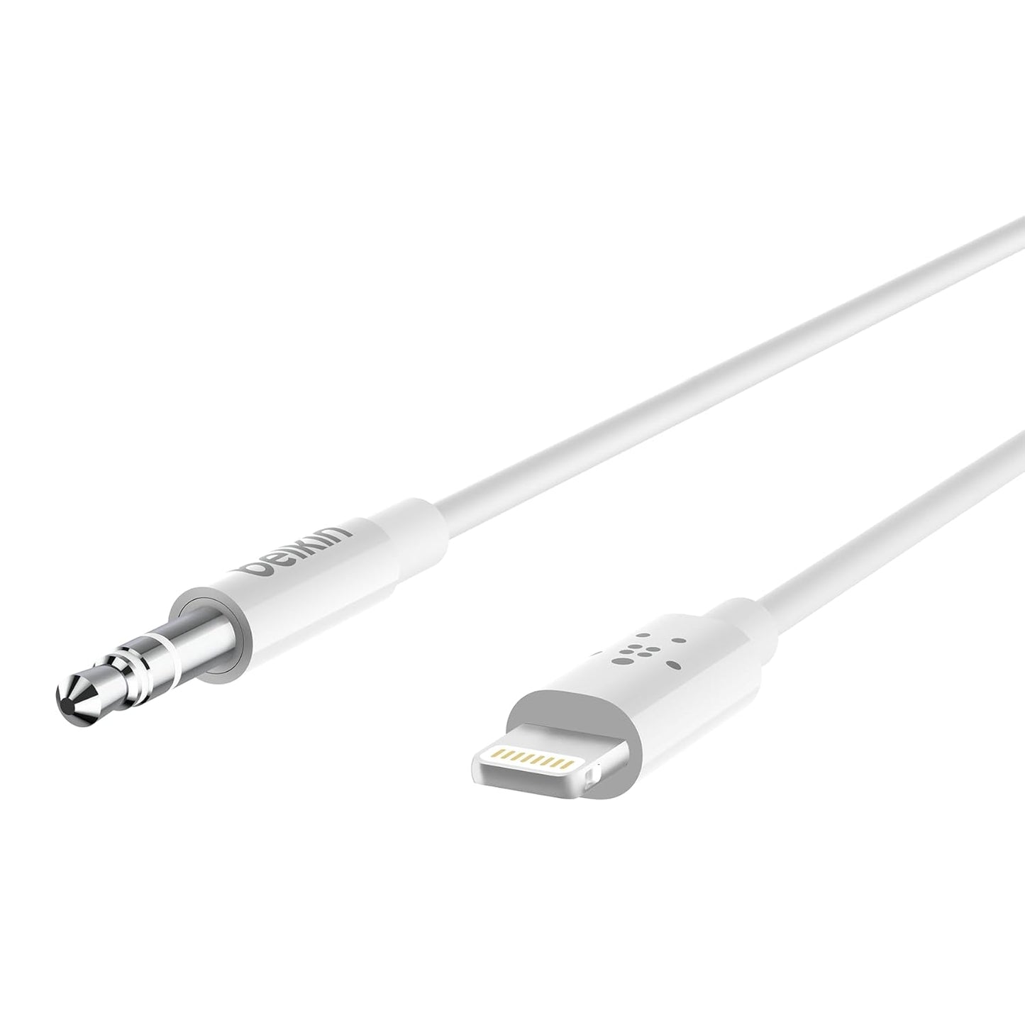 Belkin Speaker and Headphone Splitter, 3.5Mm Audio Jack Adapter, Dual Audio Output for Earbuds, Headphones, and Speakers for Sharing Music & Videos, Compatible with Iphones, Laptops, & Tablets - White