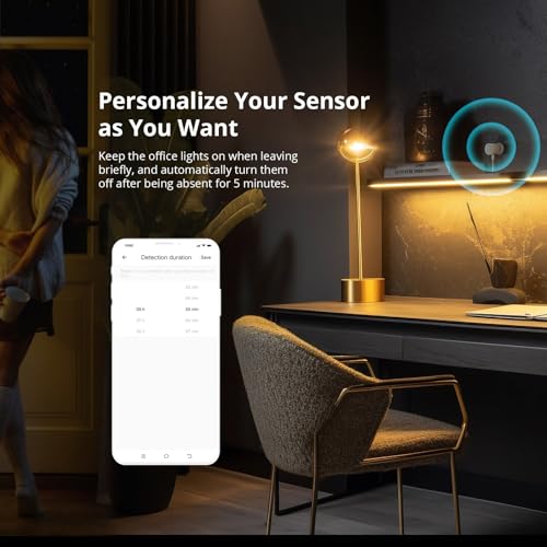 SONOFF SNZB-06P Zigbee 3.0 Human Presence Sensor, Motion Detector,5.8GHz Microwave Radar Motion Sensor,Required Zigbee Hub,Compatible with Alexa,Google Home,Home Assistant: Buy Online at Best Price in UAE - Amazon.ae