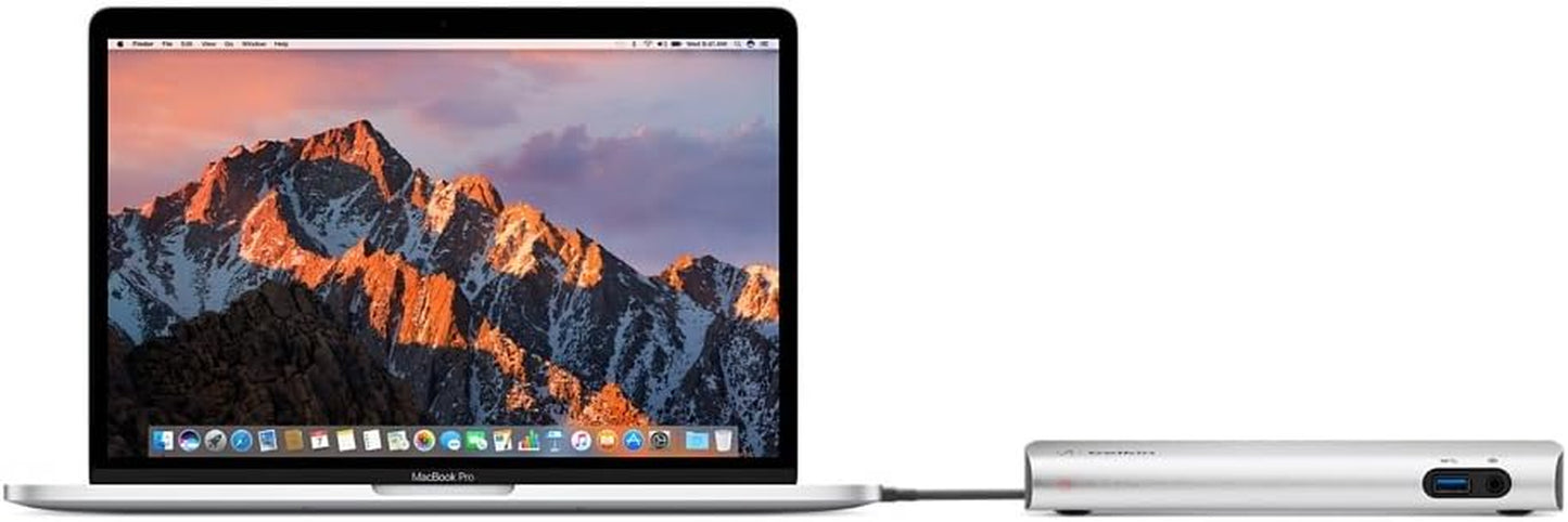 Belkin Thunderbolt 3 Dock W/ 2.6Ft Thunderbolt 3 Cable (Thunderbolt Dock for Macbook Pro Models from 2016 or Later, Includes the 2018 Version), Dual 4K @60Hz, 40Gbps Data Transfer Speeds)