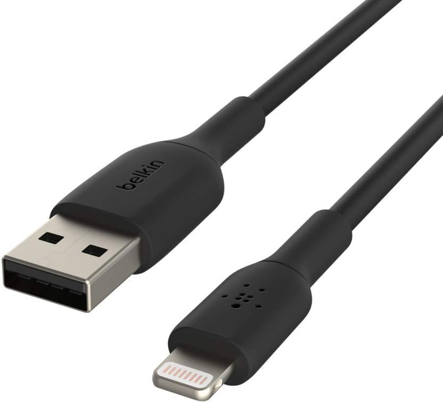 Boostcharge Lightning Cable - 3.3Ft/1M - Mfi Certified Apple Iphone Charger USB to Lightning Cable - Iphone Cable - Iphone Charger Cord - Apple Charger - USB Phone Charger - Black
