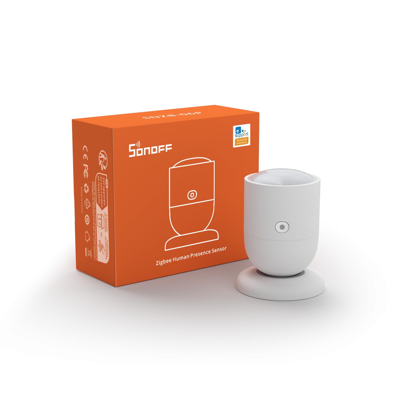 SONOFF SNZB-06P Zigbee 3.0 Human Presence Sensor, Motion Detector,5.8GHz Microwave Radar Motion Sensor,Required Zigbee Hub,Compatible with Alexa,Google Home,Home Assistant: Buy Online at Best Price in UAE - Amazon.ae