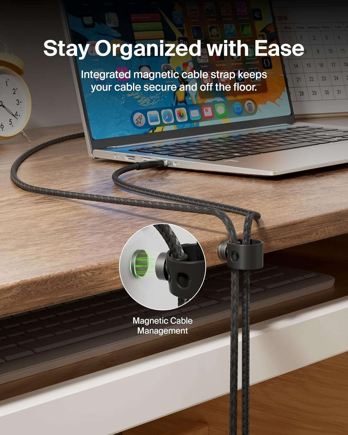 Boostcharge Pro Flex Braided USB-C to USB-A Cable (1M/3.3FT) USB-IF Certified Fast Charging Cable for Iphone 17, Iphone 17 Pro, Ipad, Galaxy S25, Note, Pixel, Nintendo Switch 2 & More - Black