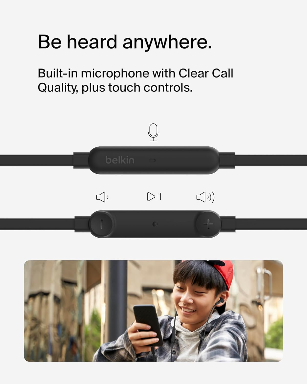 Soundform Wired Earbuds with USB-C Connector, In-Ear Earphones W/Microphone - USB-C Headphones for Iphone 17, Iphone 16, Ipad Mini, Galaxy S26, Google Pixel 10, Android, & More - Black