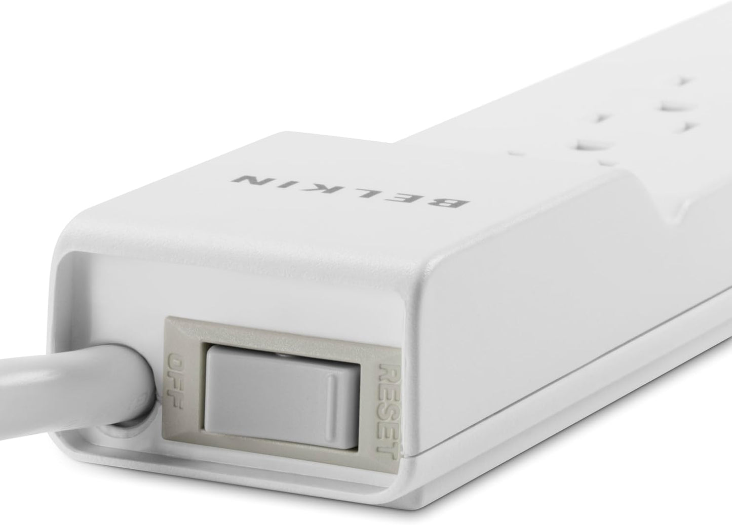Belkin 6-Outlet Commercial Power Strip Surge Protector, 6Ft Cord, 720 Joules, White