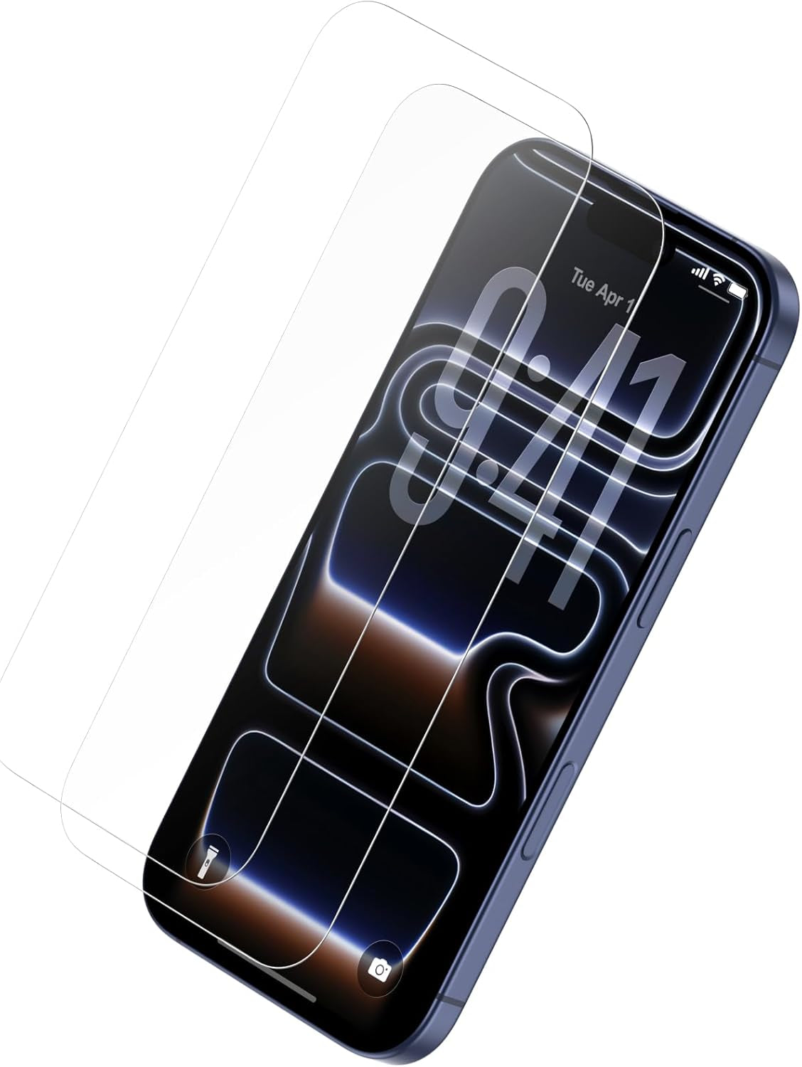 Screenforce Temperedglass Screen Protector for Iphone 17 Pro Max, Scratch-Resistant Impact Protection W/Included Easy Align Tray for Bubble Free Application, Recycled Glass - 2 Pack