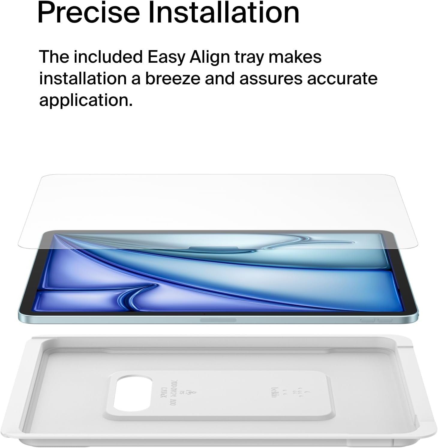 Screenforce Temperedglass Screen Protector for Apple Ipad Air 11" 6Th Generation, Thin, Extra Durable, Scratch-Resistant W/Easy Installation, Compatible W/Case & Apple Pencil