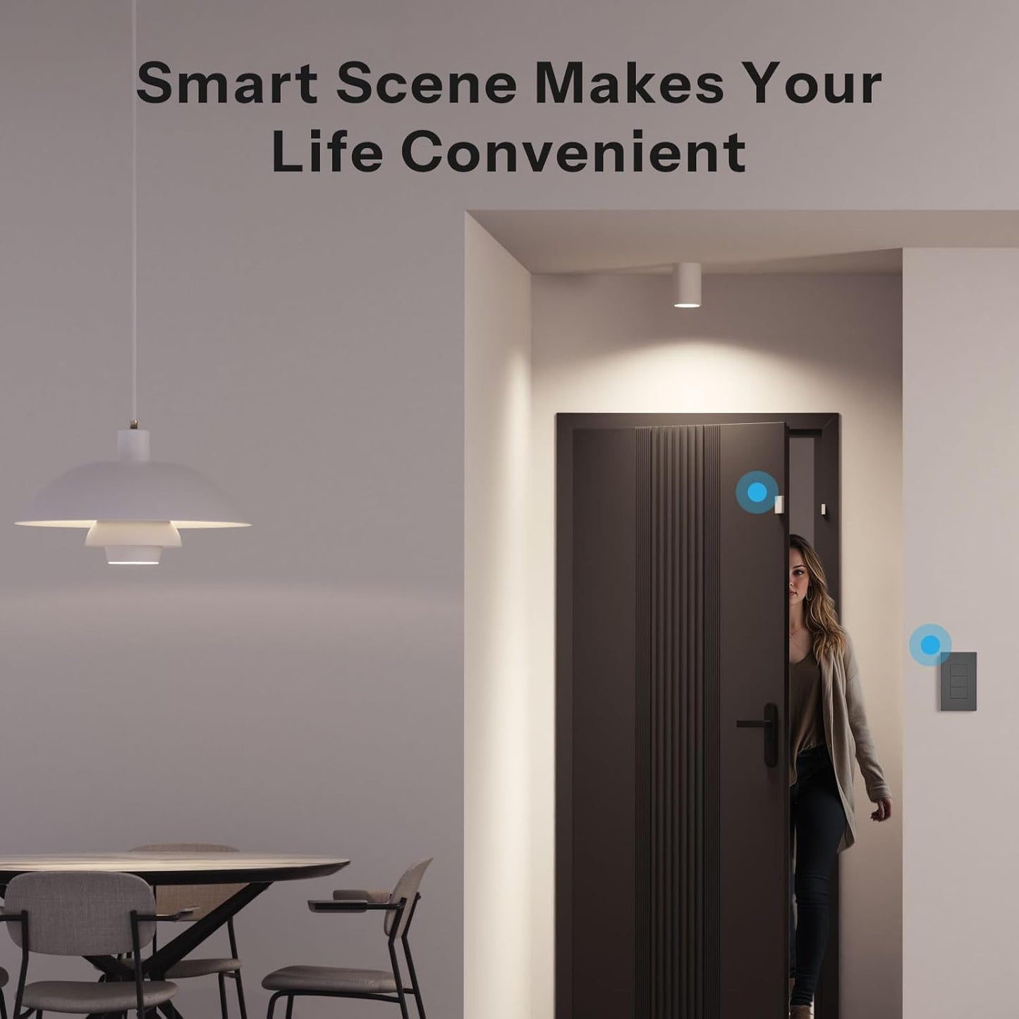 M5 Matter Smart WiFi Light Switch - 3-Gang Wall Switch with Timing and Voice Control, Compatible with Matter, Alexa, and Google Home, Requires Neutral Wire (120 Type)