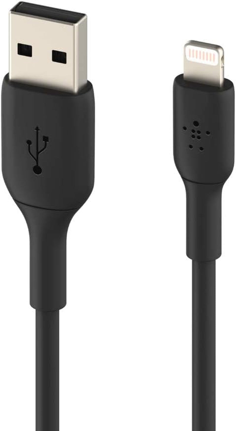 Boostcharge Lightning Cable - 3.3Ft/1M - Mfi Certified Apple Iphone Charger USB to Lightning Cable - Iphone Cable - Iphone Charger Cord - Apple Charger - USB Phone Charger - Black