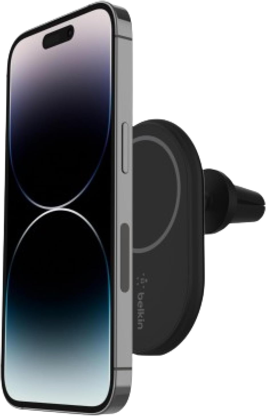 Magsafe-Compatible Magnetic Wireless Car Charger 10W - Wireless Charger, Magnetic Car Vent Phone Mount for Iphone 17, Iphone 16, 15, & 14 Series, Pixel 10 (Power Supply NOT Included) - Black