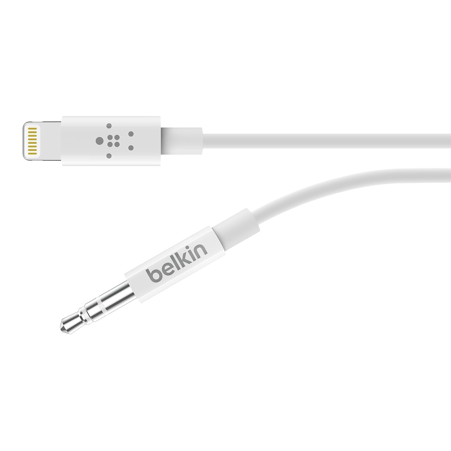 Belkin Speaker and Headphone Splitter, 3.5Mm Audio Jack Adapter, Dual Audio Output for Earbuds, Headphones, and Speakers for Sharing Music & Videos, Compatible with Iphones, Laptops, & Tablets - White