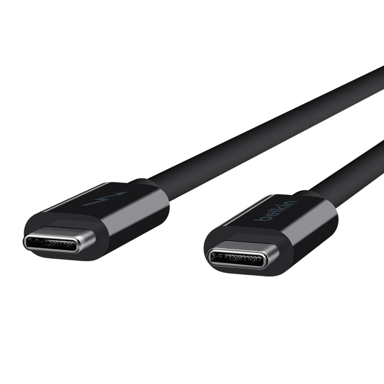 Belkin Thunderbolt 3 USB C to USB C 3.3Ft/1M Long Data Transfer Power Cable with 20 Gbps Data Transfer Speed & up to 10 Gbps for USB3.1 Devices - Supporting Thunderbolt, 4K & Ultra HD Display (Black)