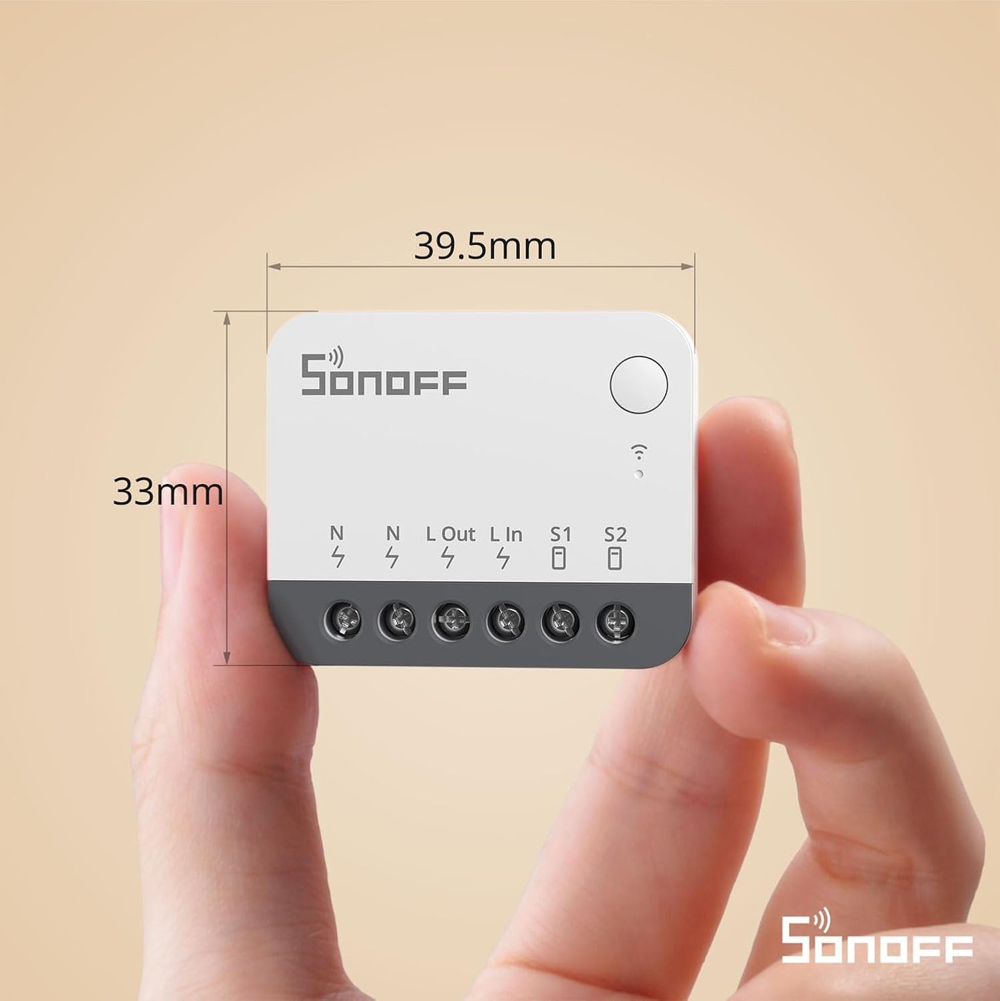 Zigbee 3.0 Smart Relay Switch - Mini In-Wall Light Switch Module, Compatible with Alexa, Google Home, and SmartThings, ZBMINIR2 4-Pack (Zigbee Hub & Neutral Wire Required)