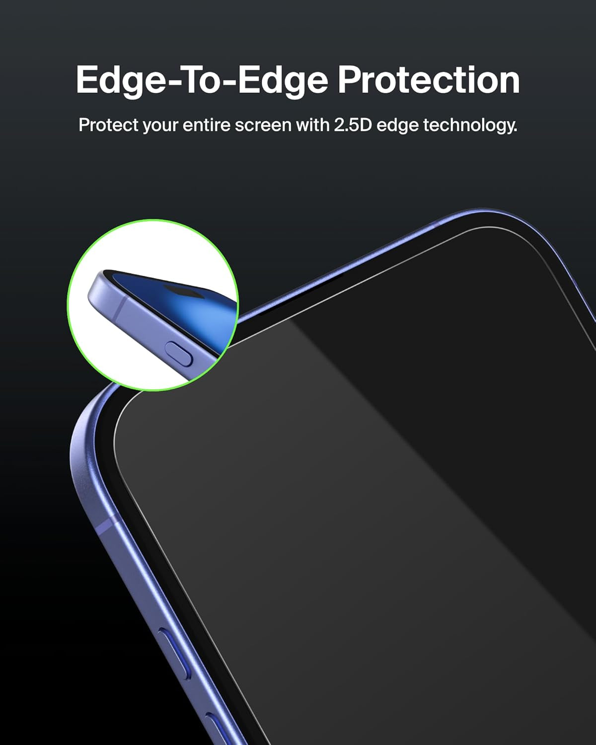 Screenforce Ultraglass 2 Treated Screen Protector for Iphone 16 Plus, 15 Plus, & 14 Pro Max - Slim & Scratch-Resistant, 9H Hardness W/Slim Design & Easy Align Tray for Bubble-Free Application