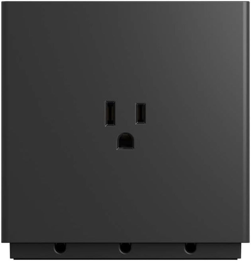 Belkin Power Strip Surge Protector - 4 Multiple Outlets & 4 USB Charger Ports, Cube Outlet Extender for Macbook, Iphone 11/12 Pro Max, Galaxy S20+/Note 20 Ultra, Home, Office, Travel & Desktop - Black