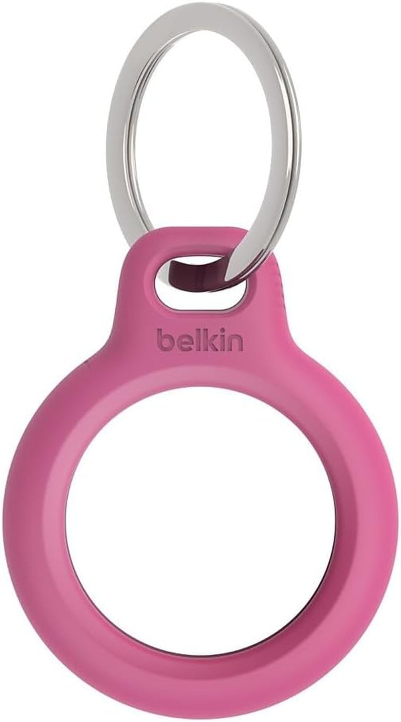 Secure Holder with Key Ring for AIRTAG - Pink