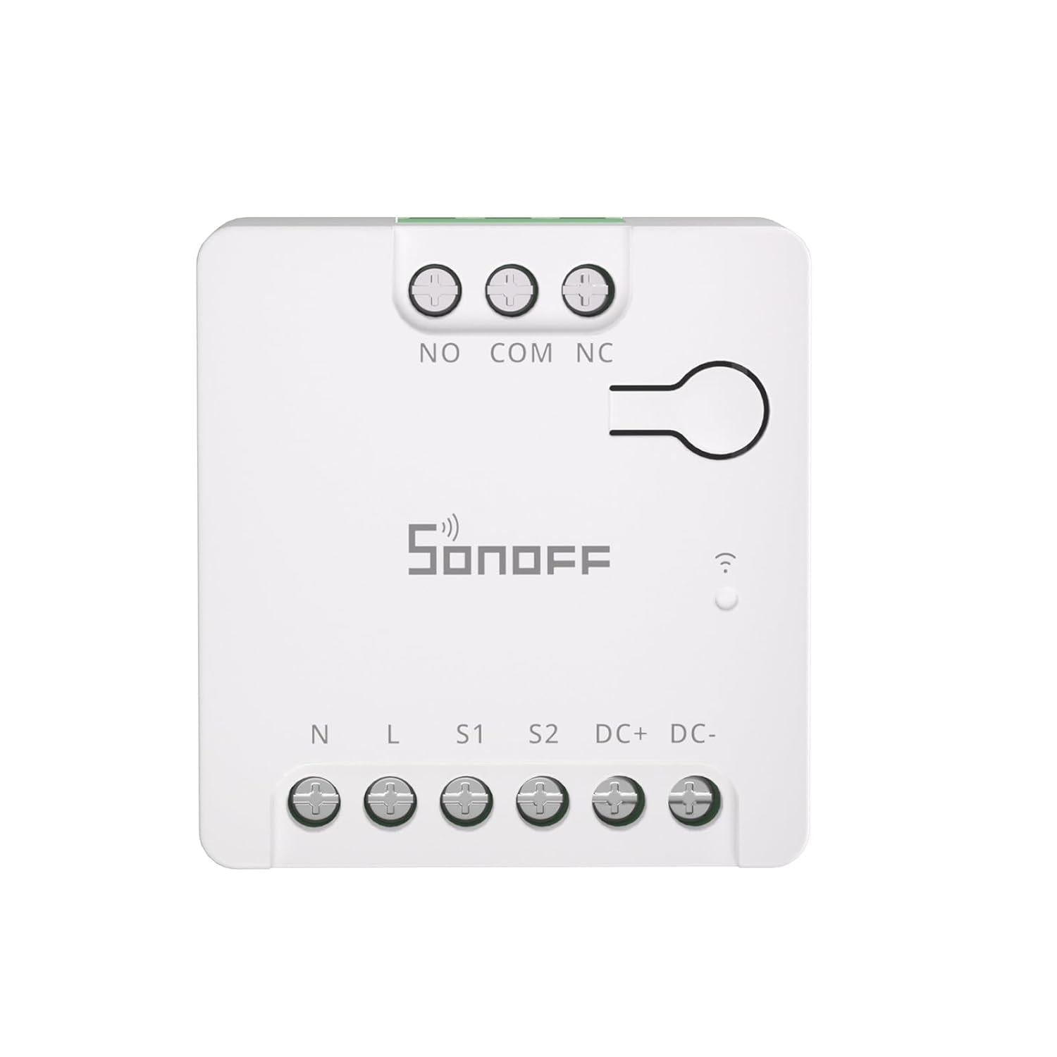 WiFi Mini-D Smart Switch with Matter Compatibility, Dry Contact Output, AC/DC Input Support, Alexa & Google Home Integration, Ideal for Garage Doors, Boilers, Low Power DC Motors, and Solenoid Valves (Pack of 2)