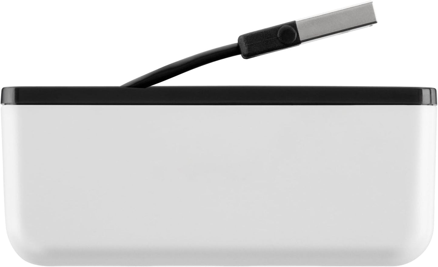 Belkin 4-Port USB 2.0 Travel Hub, Compact & Portable Multi-Port USB Adapter for Laptops, Tablets, & Other Devices, High-Speed Data Transfer, Plug-And-Play W/ Built-In Cable Management - White