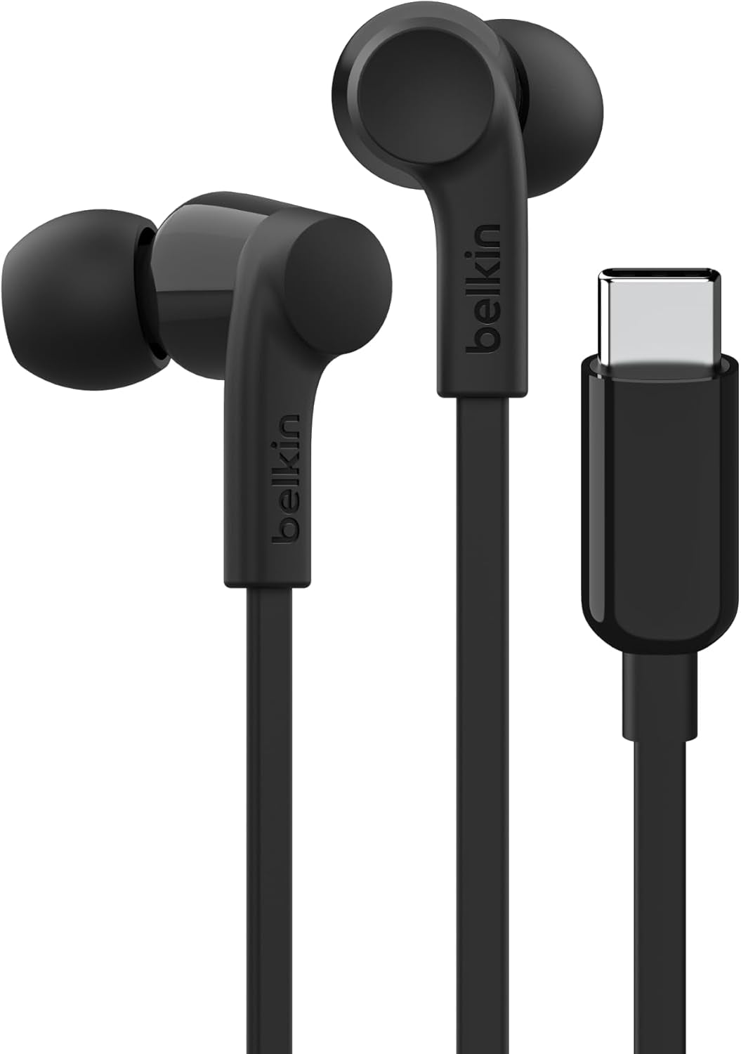 Soundform Wired Earbuds with USB-C Connector, In-Ear Earphones W/Microphone - USB-C Headphones for Iphone 17, Iphone 16, Ipad Mini, Galaxy S26, Google Pixel 10, Android, & More - Black