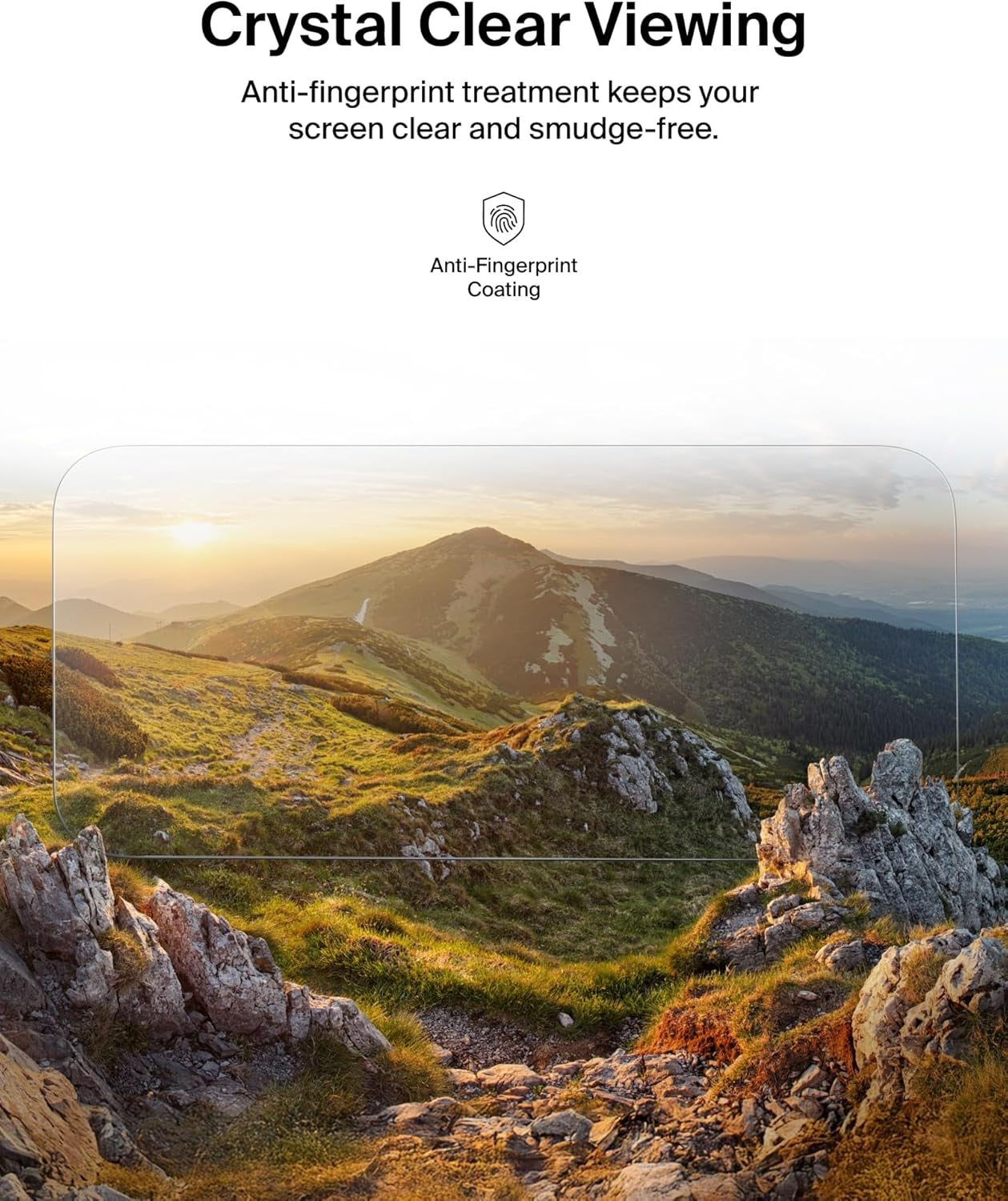 Screenforce Temperedglass Screen Protector for Iphone 17 Pro, Scratch-Resistant Impact Protection W/Included Easy Align Tray for Bubble Free Application, Recycled Glass - 2 Pack