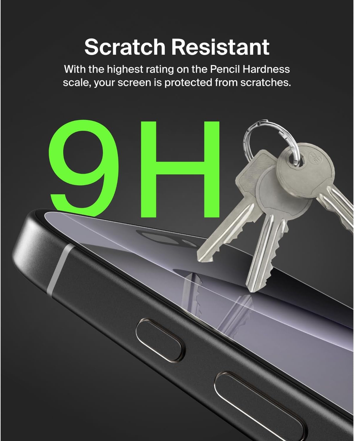 Screenforce Temperedglass Treated Screen Protector for Iphone 16 Pro Max - Slim & Scratch-Resistant - Includes Easy Align Frame for Bubble Free Application - 2-Pack