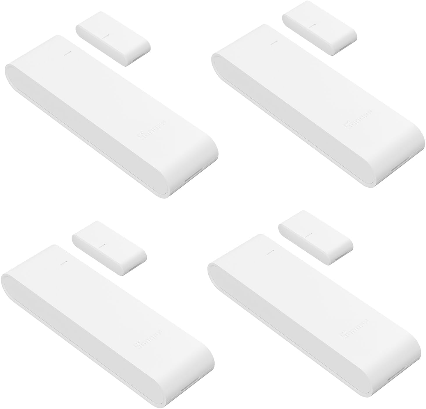 Senseguard DW Gen2 SNZB-04PR2 Zigbee Door and Window Contact Sensor - 4-Pack, Open/Close Monitoring, Tamper-Proof Design, Mobile Alerts, Compatible with Alexa, Home Assistant, and SmartThings for Enhanced Home Security