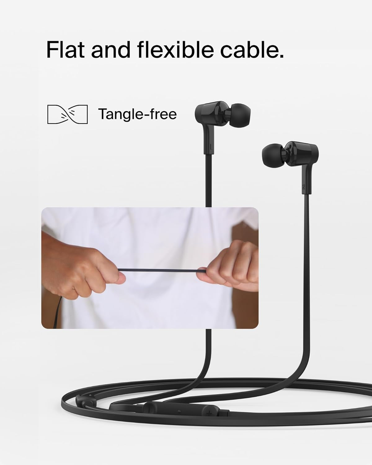 Soundform Wired Earbuds with USB-C Connector, In-Ear Earphones W/Microphone - USB-C Headphones for Iphone 17, Iphone 16, Ipad Mini, Galaxy S26, Google Pixel 10, Android, & More - Black