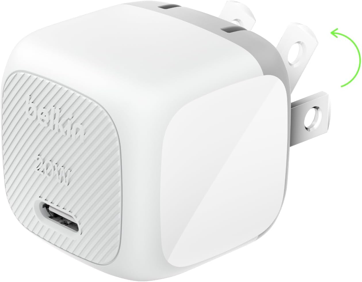USB C Charger Block 20W, Fast Charging Block, Type C Wall Charger, Compatible W/Apple Iphone 17, Air, Pro, Airpods, Apple Watch, Samsung Galaxy S26, Google Pixel 10, Ipad,Etc - White