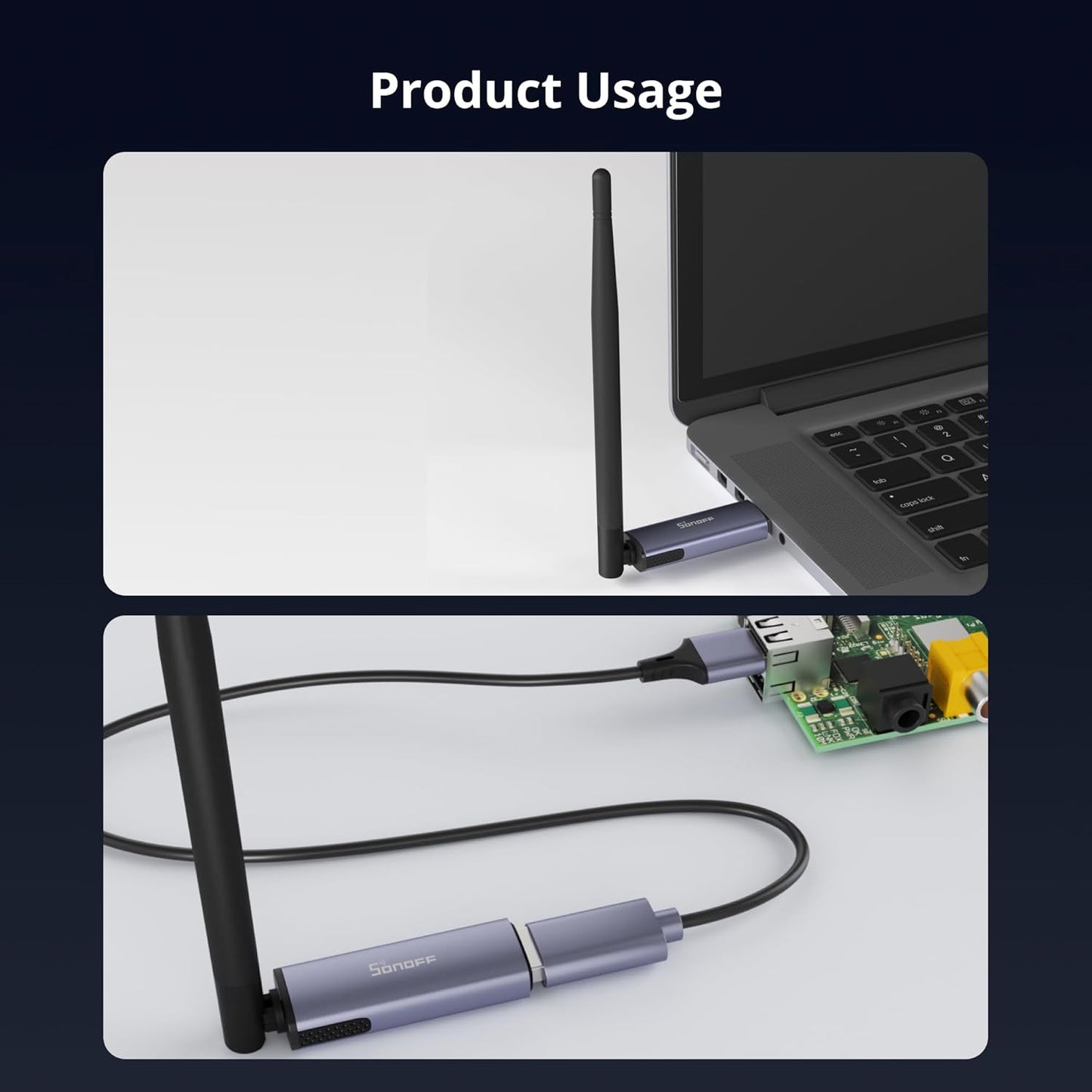 Zigbee 3.0 USB Dongle with MG24 Gateway, EFR32MG24, and Thread Compatibility for Home Assistant and Zigbee2Mqtt Integration