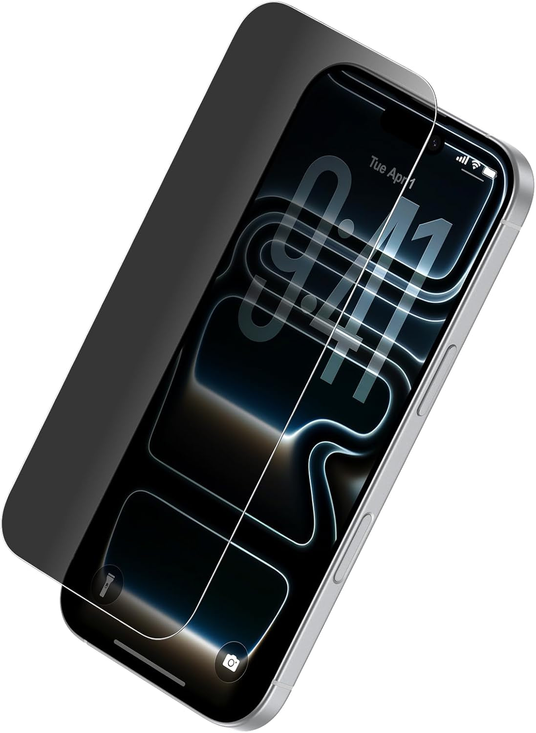 Screenforce Invisiglass Privacy Screen Protector for Iphone 17 Pro, Scratch-Resistant Impact Protection W/Included Easy Align Tray for Bubble Free Application - Made with Recycled Glass