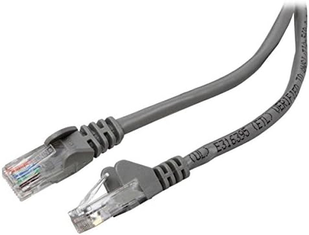 CAT5E Gray Patch Cord Snagless - 12Ft