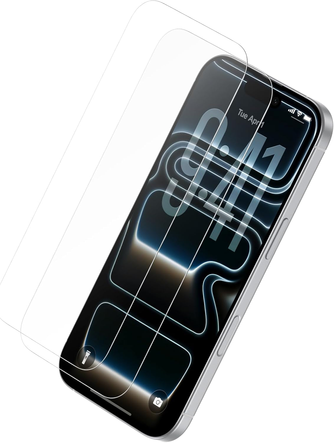 Screenforce Temperedglass Screen Protector for Iphone 17 Pro, Scratch-Resistant Impact Protection W/Included Easy Align Tray for Bubble Free Application, Recycled Glass - 2 Pack